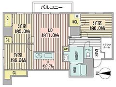 物件の間取り