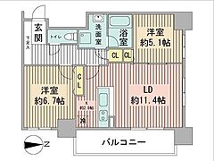 物件の間取り