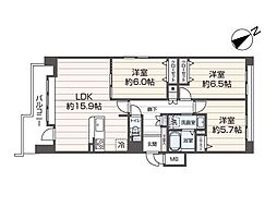 間取図画像 3LDK