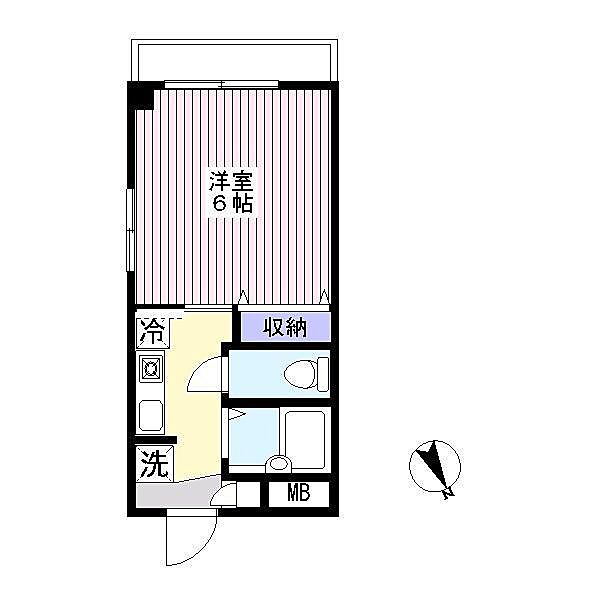 アミュレットナカダ 101｜東京都板橋区赤塚１丁目(賃貸マンション1K・1階・21.82㎡)の写真 その2