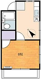 ドリームユキミ 1DKの間取図画像