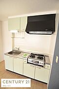 収納量豊富なキッチンです♪
