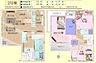 間取り：上部吹き抜け22帖間仕切り可能リビング！