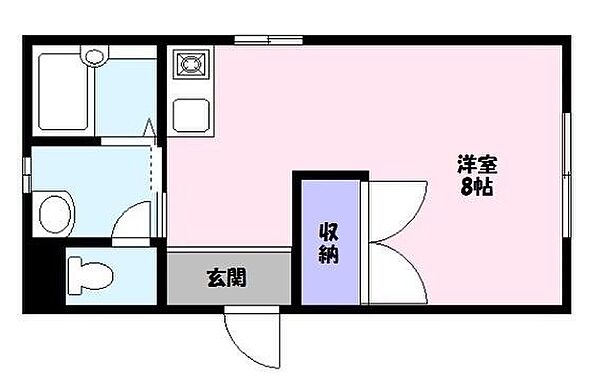 セゾン西山 202｜鳥取県鳥取市徳尾(賃貸アパート1R・2階・26.80㎡)の写真 その2