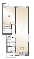 物件画像 淀団地第二住宅3棟　118号