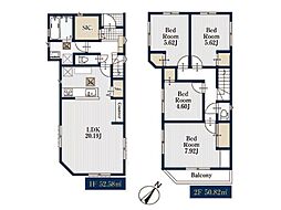 物件画像 藤沢市鵠沼松が岡2丁目　新築一戸建て