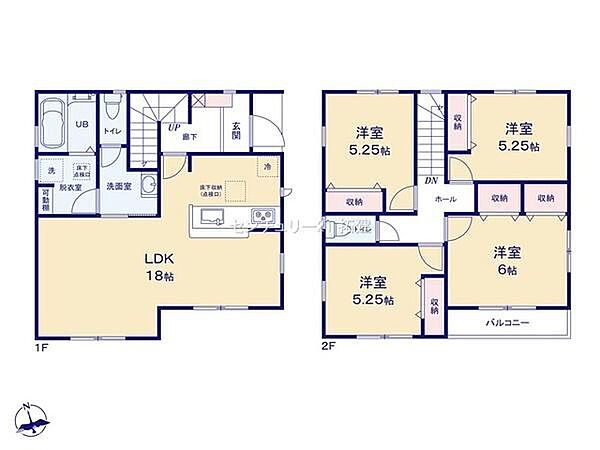 間取りを拡大表示