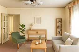 桜川市岩瀬 5DKのリビング/ダイニング