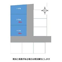 和歌山市中島3区画（1号地の内容を掲載）