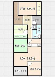 間取図画像 3SLDK