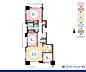 間取り：3LDK　専有面積76.86m2