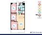 間取り：3LDK　専有面積61.6m2