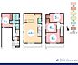 間取り：4LDK　建物面積109.3m2　土地面積57.9m2