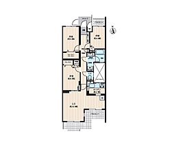ライオンズヒルズ町田弐番館 3LDKの間取図画像