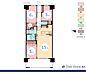 間取り：3LDK、専有面積70.8m2