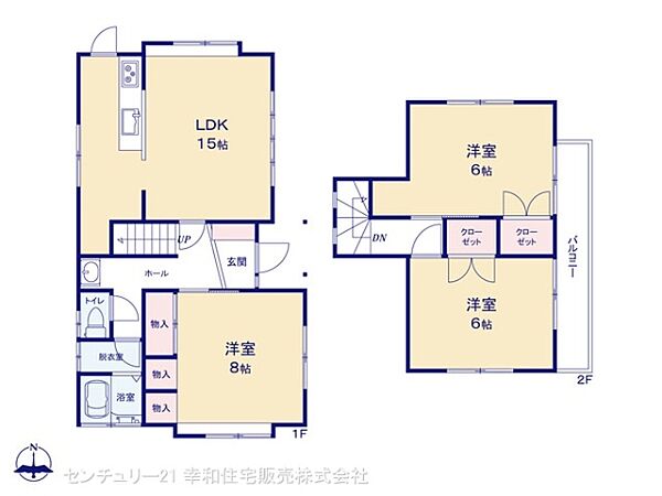 間取りを拡大表示