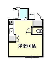 岡山県岡山市北区岡町（賃貸マンション1R・3階・21.81㎡） その2