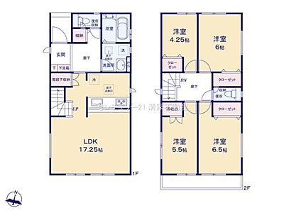 間取り：閑静な住宅街で住環境良好！