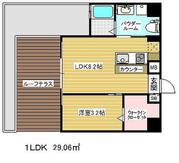 ザ・コッチ神戸 ｜兵庫県神戸市兵庫区西橘通１丁目(賃貸マンション1LDK・10階・30.00㎡)の写真 その2