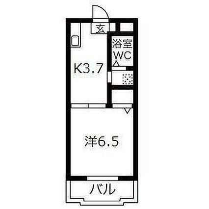 ヴェルドール大開_間取り_0