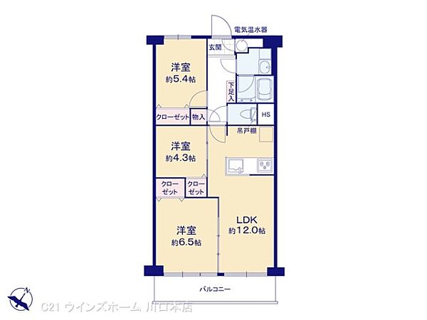 間取りを拡大表示