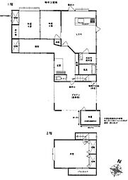 即入居可自然に囲まれた日当たり良好一戸建て 3LDKの間取り