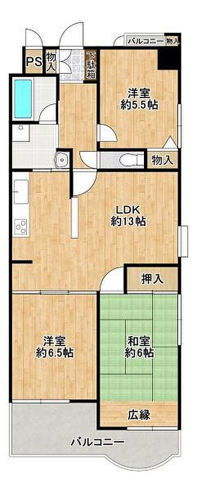 間取り:3LDK
