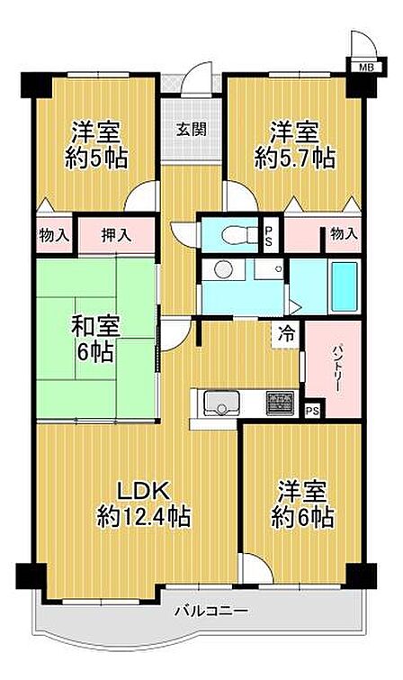 間取り:4LDK