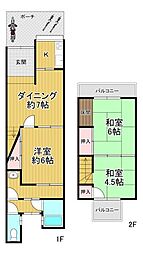 大阪市淀川区野中北1丁目 中古テラスハウス