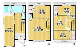 物件画像 大阪市阿倍野区阪南町5丁目　中古戸建