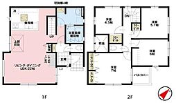 千葉市若葉区若松町6期　新築戸建て