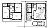 間取り：土地面積85.60平米　建物面積88.18平米