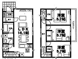 物件画像 船橋市田喜野井1丁目第17　新築戸建て