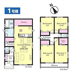 物件画像 船橋市三咲1期　全3棟　新築戸建