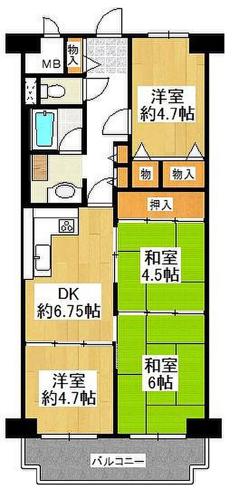 4DK 間取り