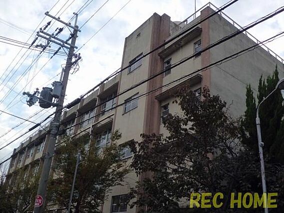 若江中学校まで...