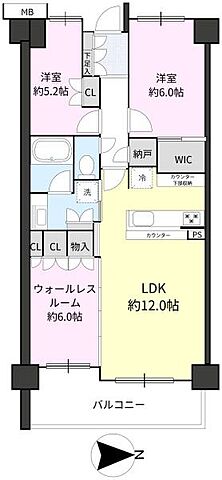 間取り ルネ花小金井 7階/-