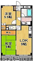 レクシア泉尾  ｜ 大阪府大阪市大正区泉尾１丁目（賃貸マンション2LDK・3階・52.00㎡） その2