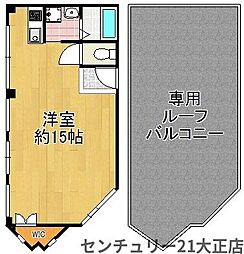 市原ビル ワンルームの間取図画像