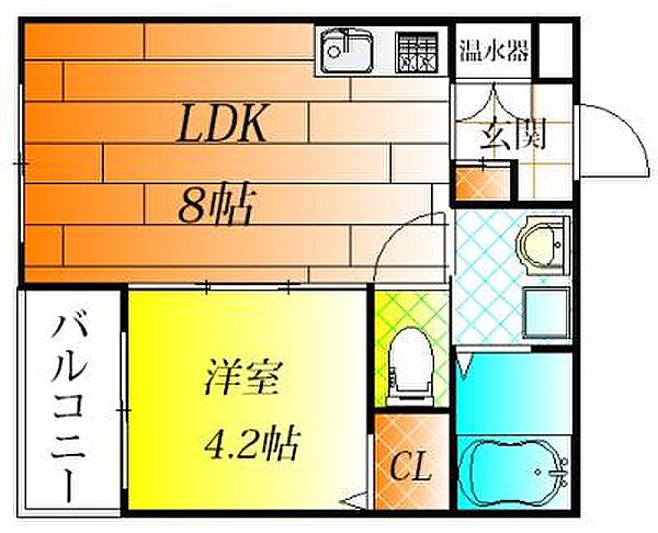 サンメゾン藤井寺 303｜大阪府藤井寺市岡２丁目(賃貸アパート1LDK・3階・30.64㎡)の写真 その2