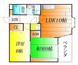 モンテメゾン野中  ｜ 大阪府藤井寺市野中１丁目228-1（賃貸マンション2LDK・1階・50.00㎡） その2