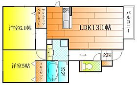 ヴィスタリアオスト  ｜ 大阪府羽曳野市樫山364（賃貸アパート2LDK・1階・57.14㎡） その2