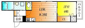 大阪府羽曳野市軽里３丁目1-4（賃貸アパート1LDK・2階・28.36㎡） その2