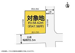 細江町気賀　47坪東南角地