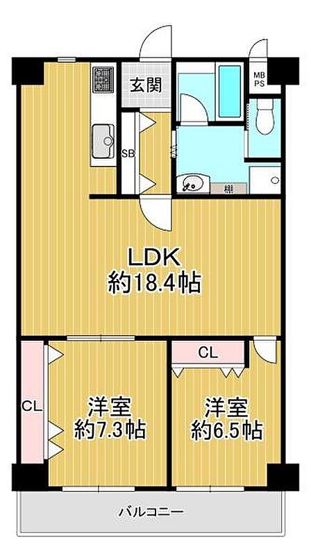 リフォーム後の間取り図です