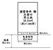 区画図：土地面積：約11.66坪
