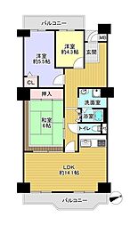 間取図画像 3LDK