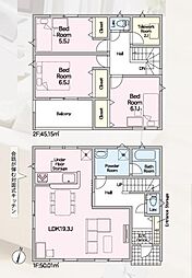 物件画像 袋井市長溝  第2期  新築 全1棟　1号棟