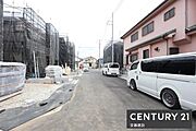 【　前面道路　】分譲地内約6.2ｍ新設道路