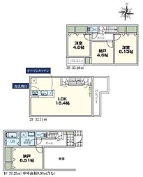 物件画像 1号棟川崎区新築戸建 ビルトイン車庫 対面キッチン